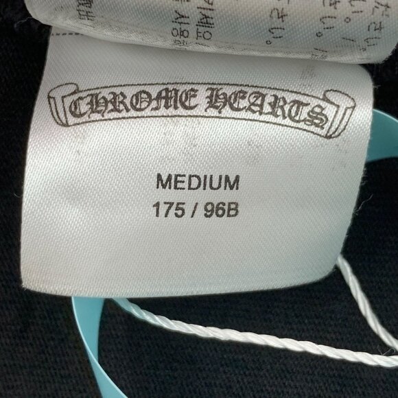 Chrome Hearts Black Graphic Cotton Long-Sleeve Sweatshirt With Pocket M - Picture 2 of 8